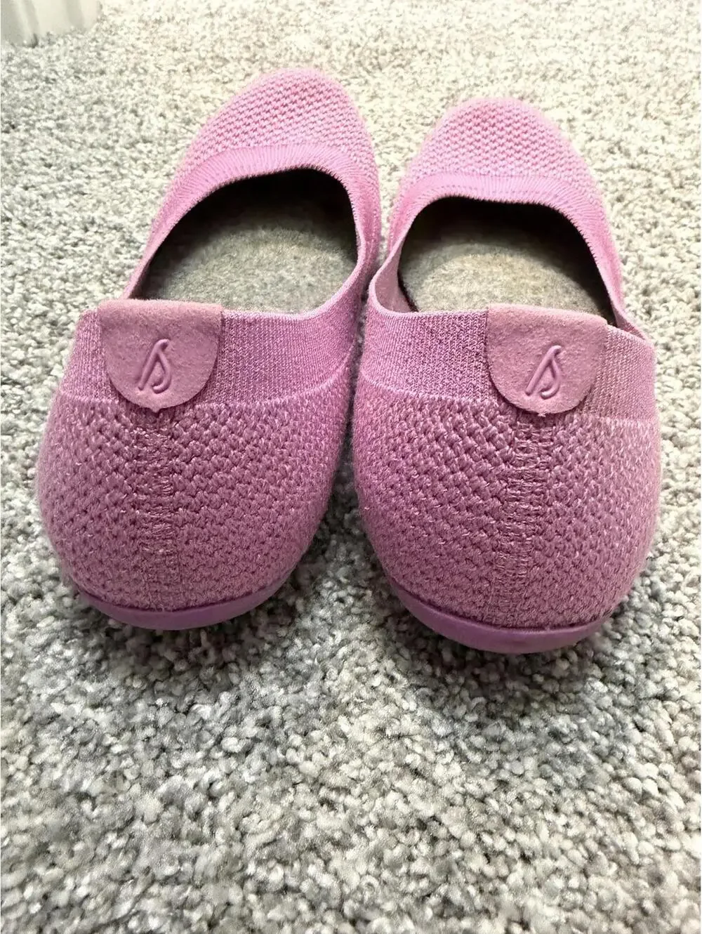 Allbirds Tree Breezers Women's Pink Knit Flats Size 7